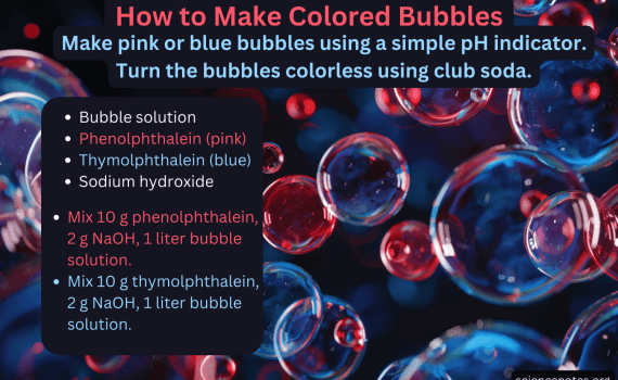 How to Make Colored Bubbles