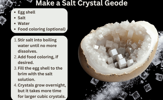 Make a Salt Crystal Geode