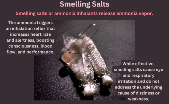 Smelling Salts or Ammonia Inhalants