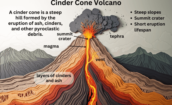 Cinder Cone Volcano