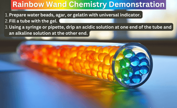 Rainbow Wand Chemistry Demonstration