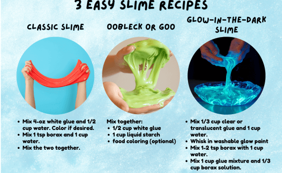 3 Easy Slime Recipes