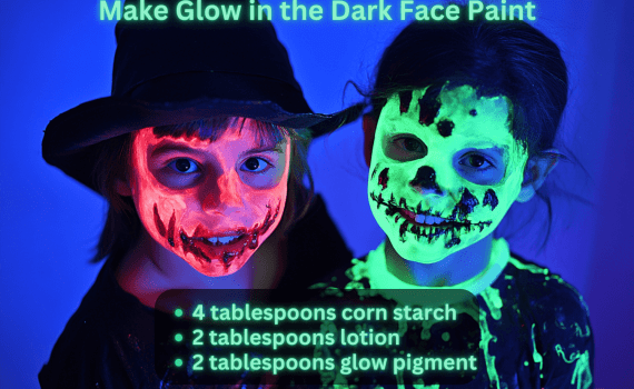 Make Glow in the Dark Face Paint
