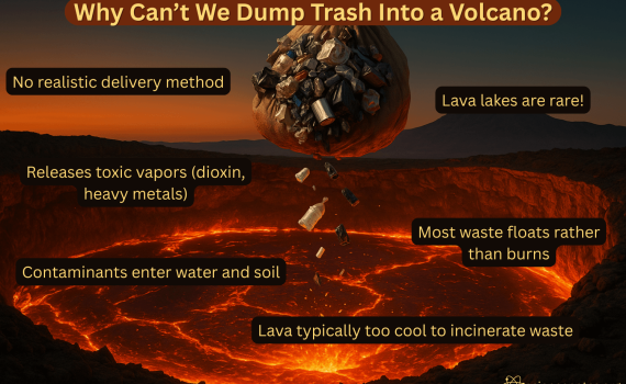Dump Trash Into a Volcano