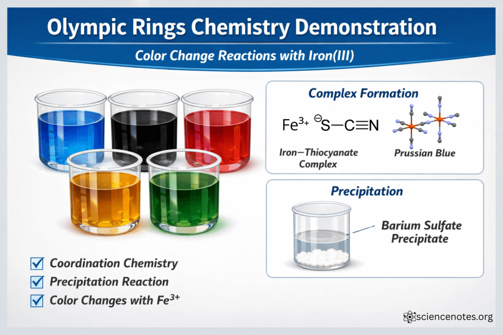 Olympic Rings Chemistry Demonstration