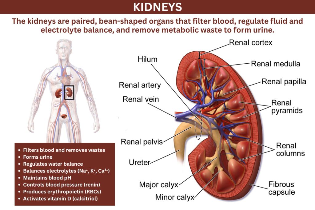Kidneys Diagram and Function