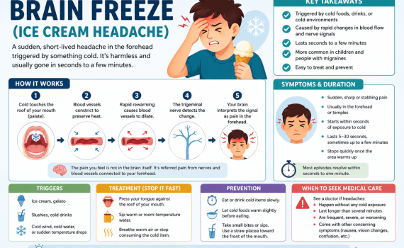 Brain Freeze Infographic