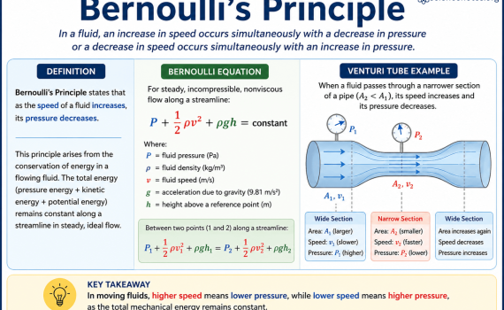 Bernoulli's Principle and Equation