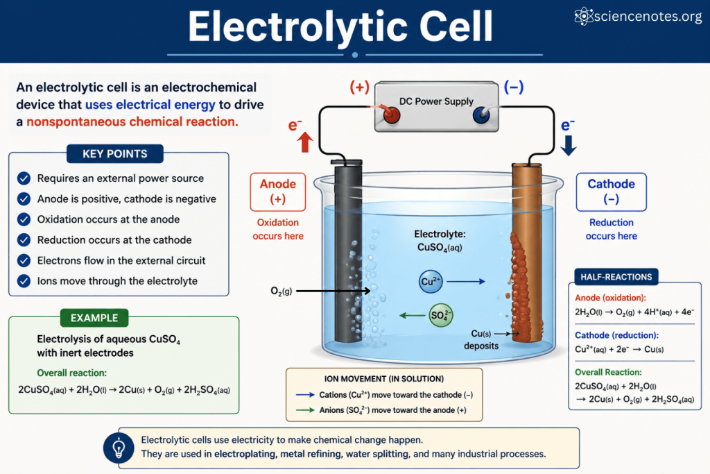 Electrolytic Cell Definition and Diagram