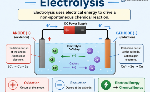 Electrolysis Definition and Diagram