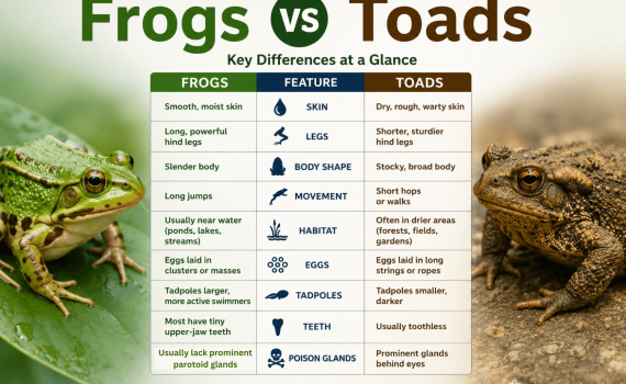 Frogs vs Toads