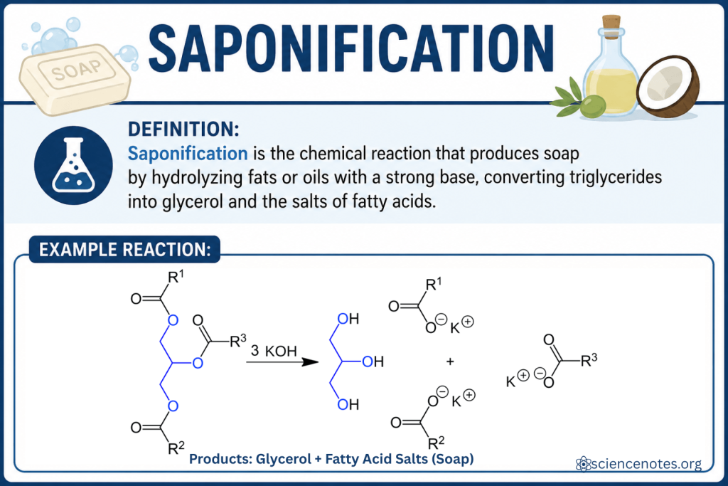 Saponification Reaction Definition and Example