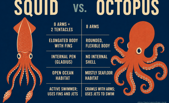 Squid vs Octopus